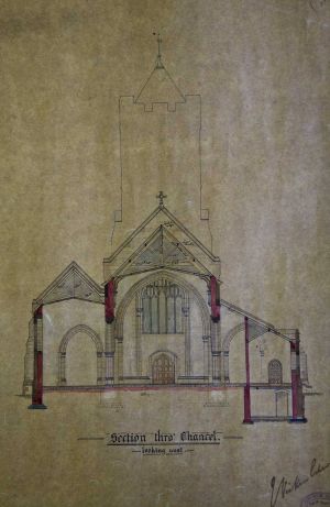 Proposed church Menston 1888